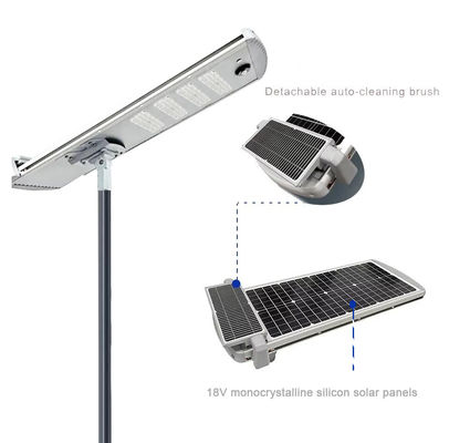 8 Meter LED Smart Solar Straßengartenlicht Außen Ip65 Selbstreinigung Auto Reinigung