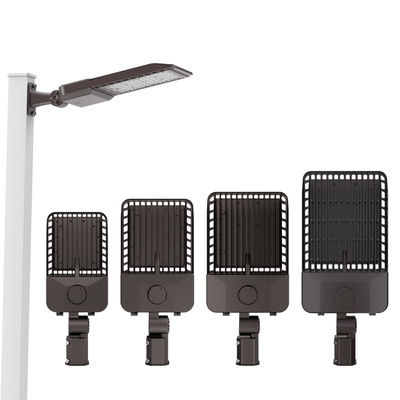 Druckguss-Aluminiumlegierungsgehäuse Intelligente LED-Straßenleuchte Alles in einem Gartenlicht mit optionalem Fotozellsensor und IK08-Schutz